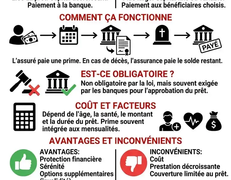 Infografica: Assurance de pr&ecirc;t immobilier : est-ce avantageux ?