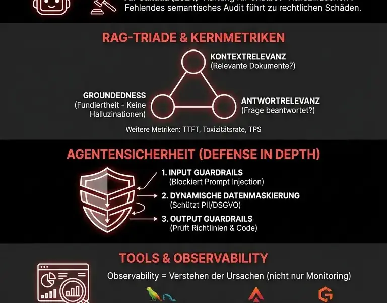Infografica: Audit und Monitoring generativer Modelle in der Produktion: Der ultimative Leitfaden