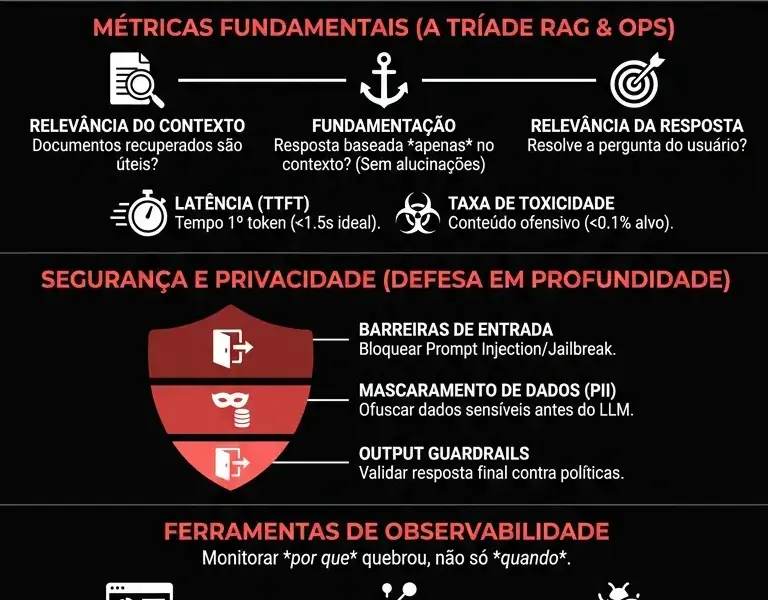 Infografica: Auditoria e Monitoramento de Modelos Generativos em Produ&ccedil;&atilde;o: Guia Definitivo