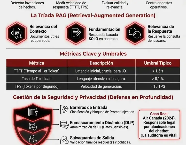 Infografica: Auditor&iacute;a y Monitorizaci&oacute;n de Modelos Generativos en Producci&oacute;n: Gu&iacute;a Definitiva