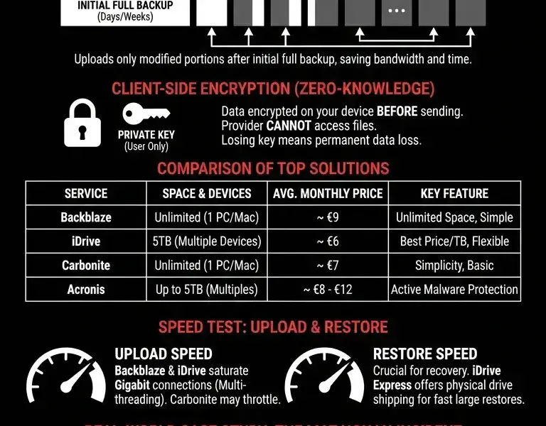 Infografica: Best Personal Cloud Backup: Comparison, Pricing, and Ultimate Guide