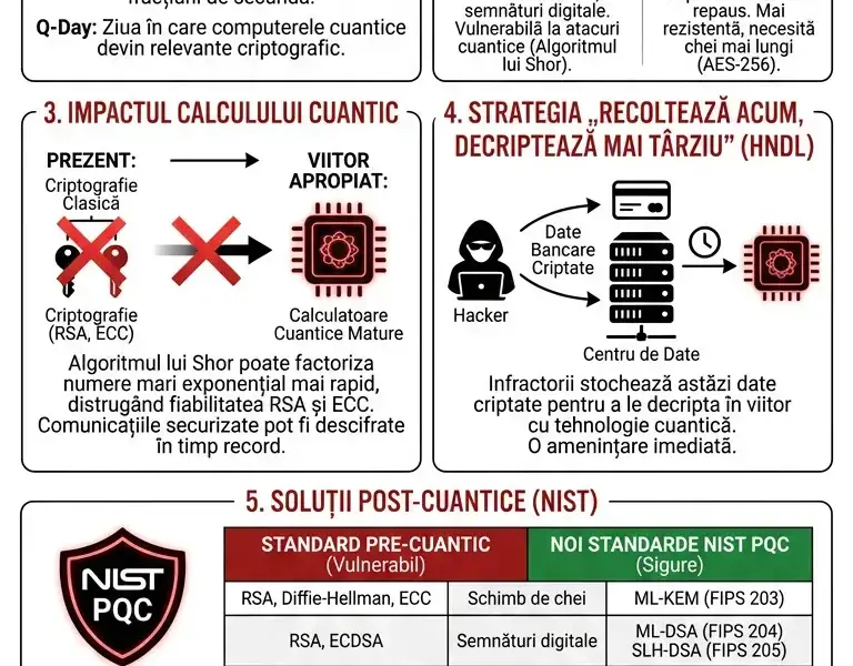 Infografica: Calculatoare cuantice și criptografie: Parolele bancare sunt &icirc;n pericol?