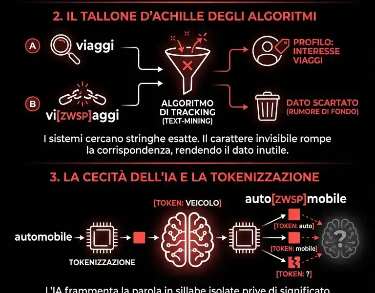 Infografica: Come un errore di battitura elude i sistemi di tracciamento