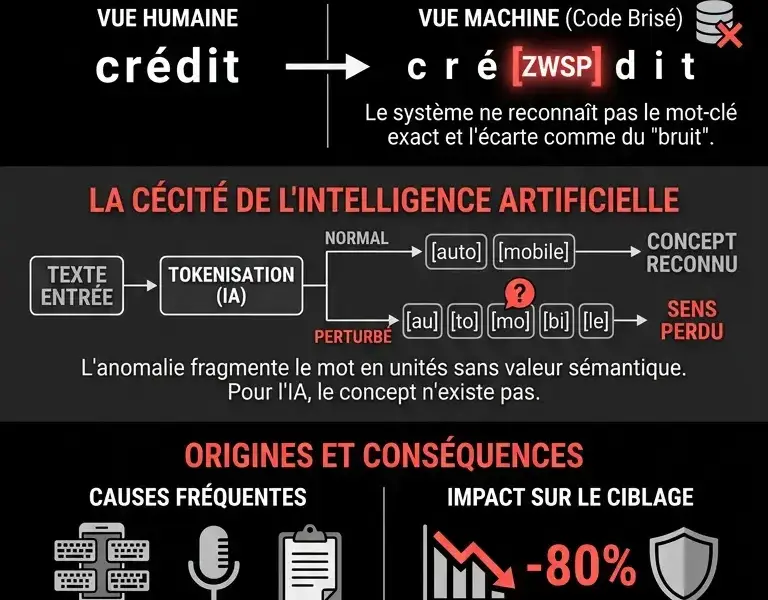 Infografica: Comment une faute de frappe d&eacute;joue les syst&egrave;mes de suivi
