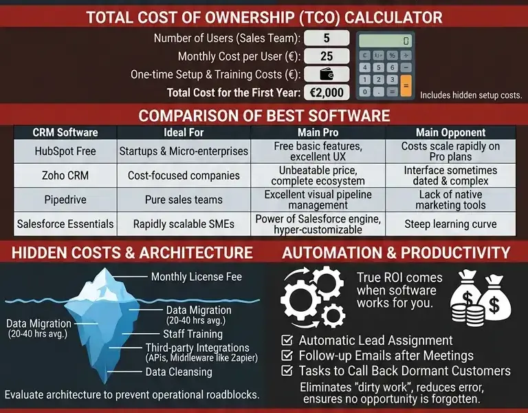 Infografica: CRM for Small Businesses: A Guide to Choosing the Right Software