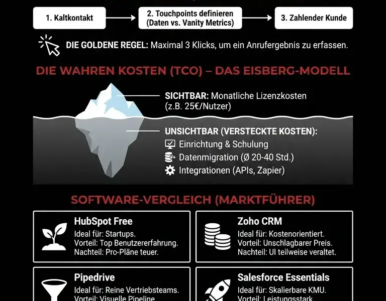 Infografica: CRM f&uuml;r kleine Unternehmen: Leitfaden zur Auswahl der richtigen Software