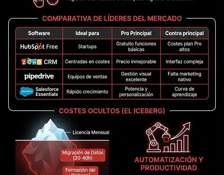 Infografica: CRM para Peque&ntilde;as Empresas: Gu&iacute;a para Elegir el Software Adecuado