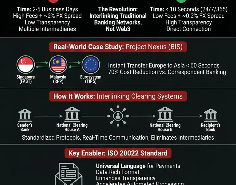 Infografica: Cross-Border Instant Payments: The Future of International Transfers