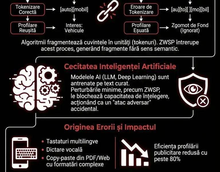 Infografica: Cum o greșeală de dactilografiere eludează sistemele de urmărire