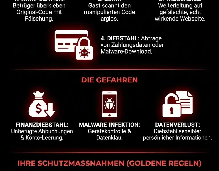 Infografica: Die Falle der digitalen Speisekarte: Der Fehler, der das Konto leert