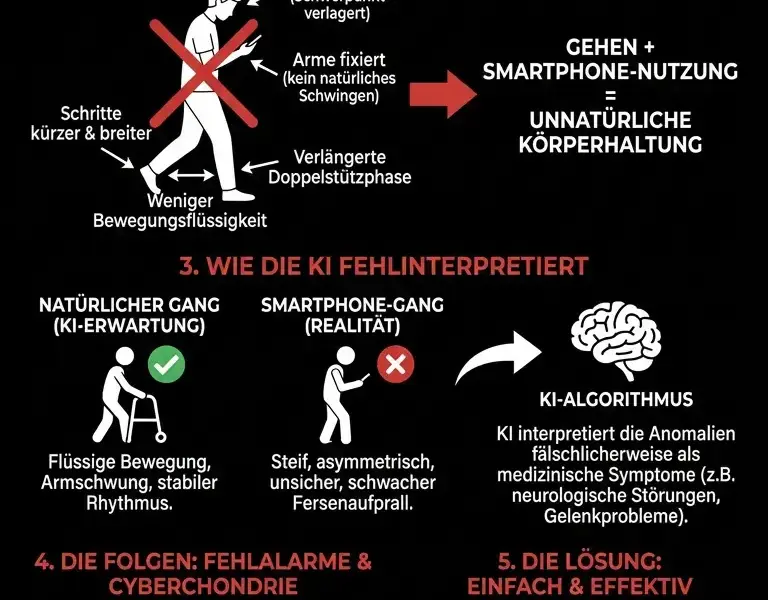 Infografica: Die unbewusste Handlung, die die klinischen Daten auf Ihrem Smartphone verf&auml;lscht