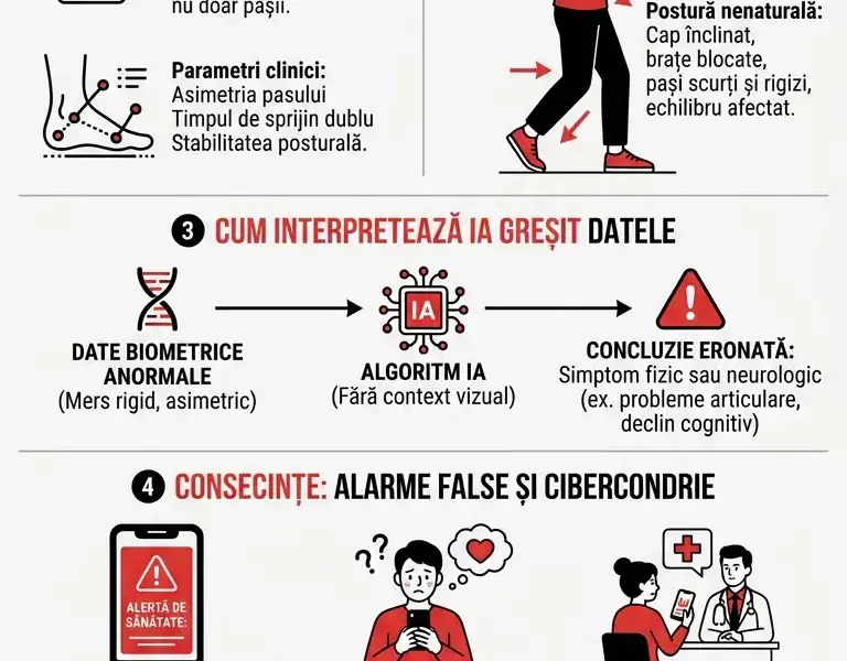 Infografica: Gestul involuntar care alterează datele clinice de pe smartphone-ul tău