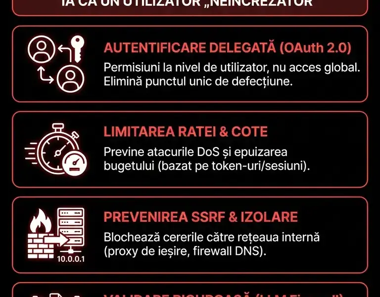 Infografica: Ghidul Definitiv pentru Securitatea API-urilor Chatbot: Gestionarea Accesului și a Modelelor Lingvistice Mari (LLM)