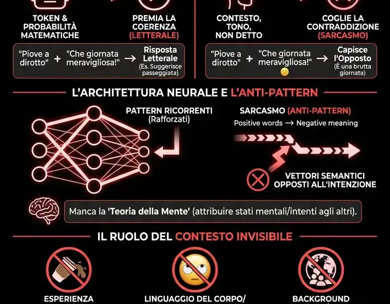 Infografica: Il cortocircuito dell'IA: l'unico test che le macchine falliscono