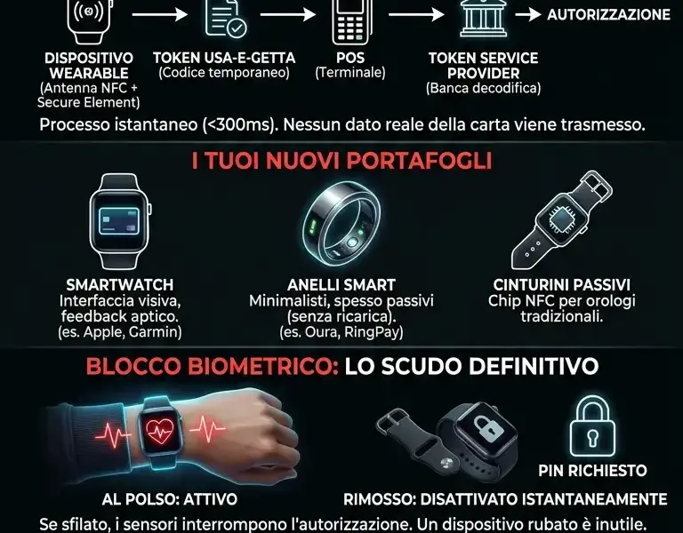 Infografica: Il futuro del Contactless: Smartwatch, Anelli Smart e Wearables