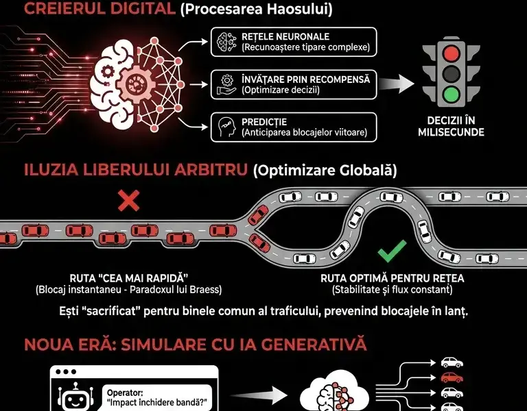 Infografica: Iluzia controlului: De ce ești oprit pe o stradă complet goală