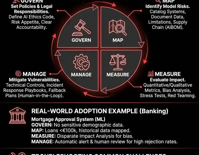 Infografica: Implementing the NIST AI RMF in Your Company: 2026 Guide