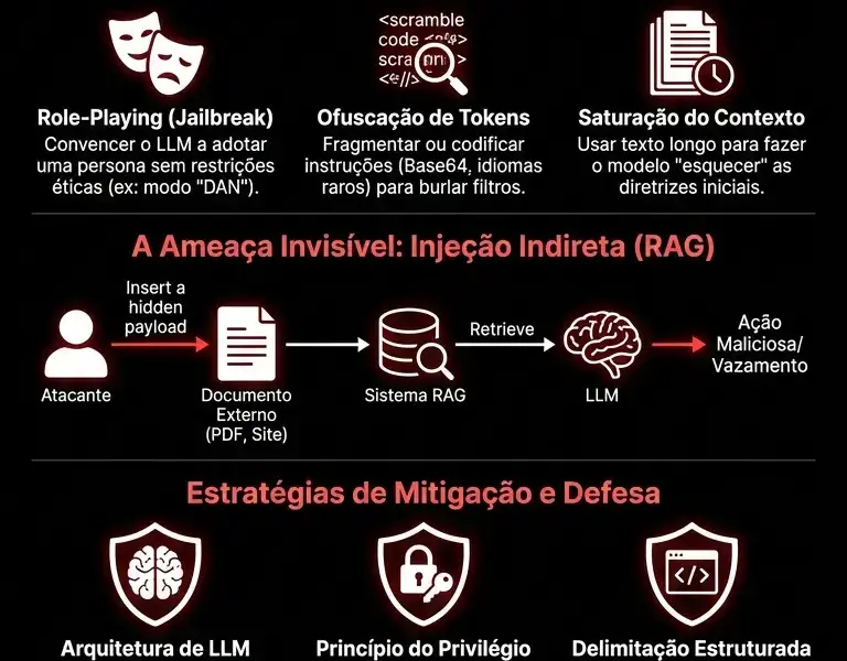 Infografica: Inje&ccedil;&atilde;o de Prompt: Significado e defesas eficazes