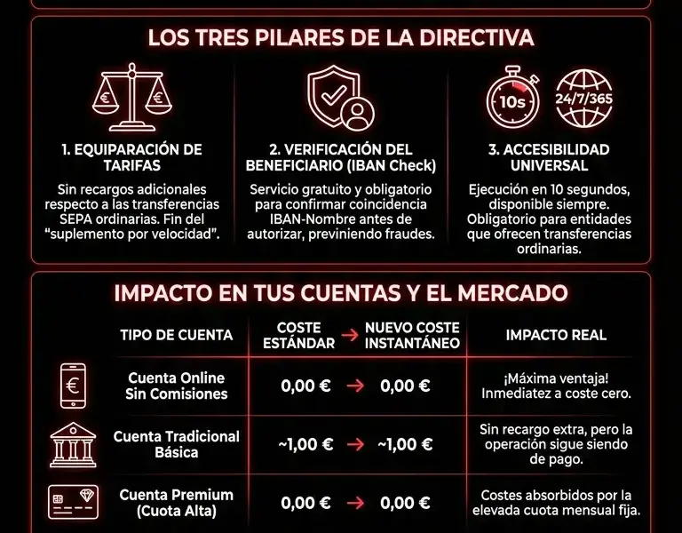 Infografica: La nueva regulaci&oacute;n europea sobre los pagos instant&aacute;neos: gu&iacute;a e impacto