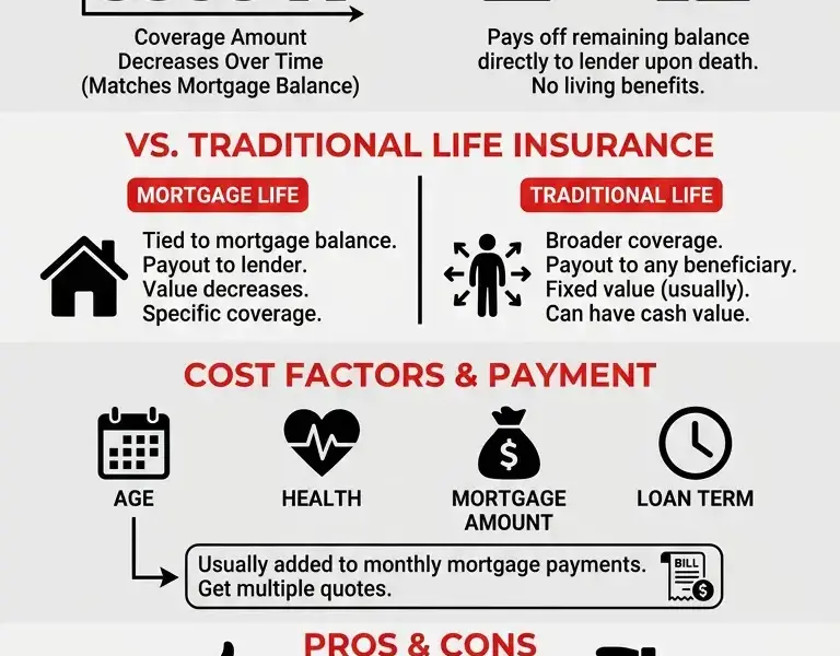 Infografica: Mortgage Life Insurance: Is It Worth It?