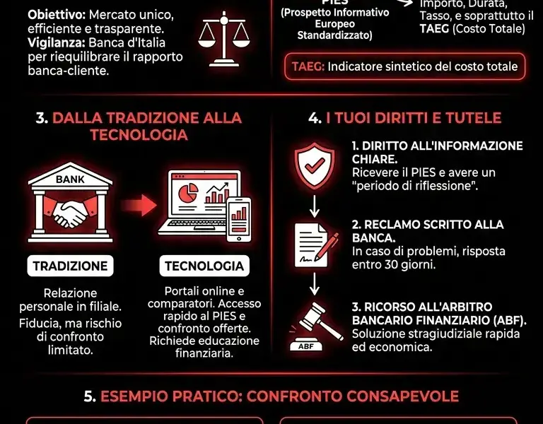 Infografica: Mutuo Chiaro: La Trasparenza Bancaria che ti Tutela