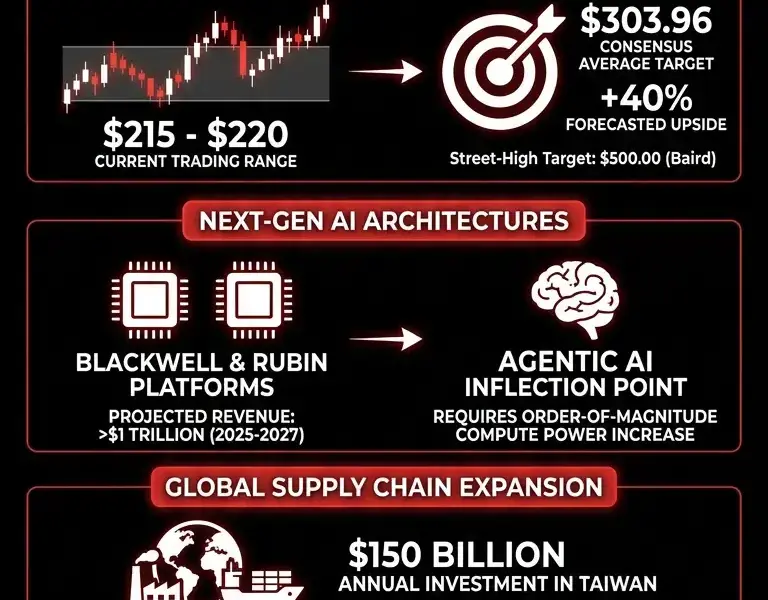 Infografica: Nvidia 2026 Price Targets Revised Upward on Q1 Revenue Data