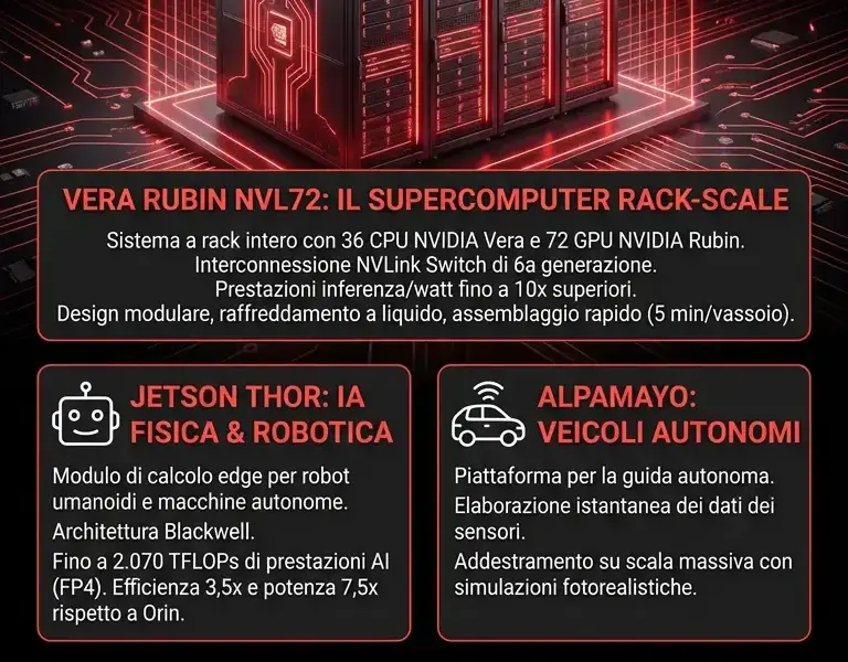Infografica: NVIDIA COMPUTEX 2026: AI Factory e calcolo accelerato su larga scala