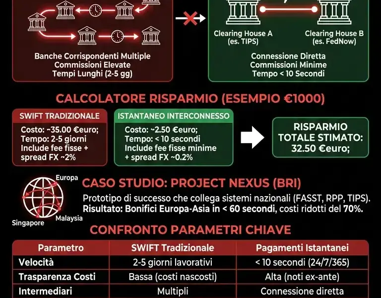 Infografica: Pagamenti Istantanei Transfrontalieri: Il Futuro degli Invii Internazionali