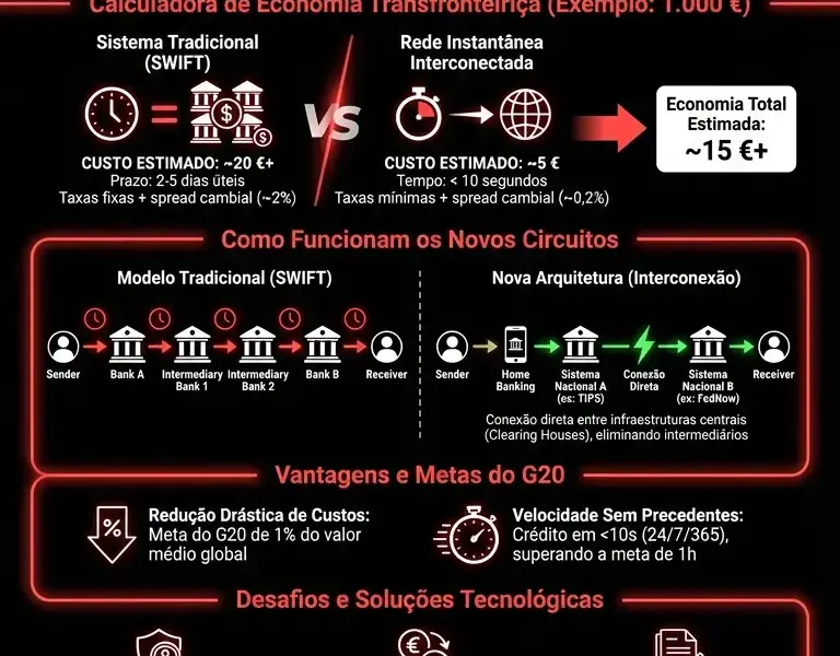 Infografica: Pagamentos Instant&acirc;neos Transfronteiri&ccedil;os: O Futuro das Transfer&ecirc;ncias Internacionais