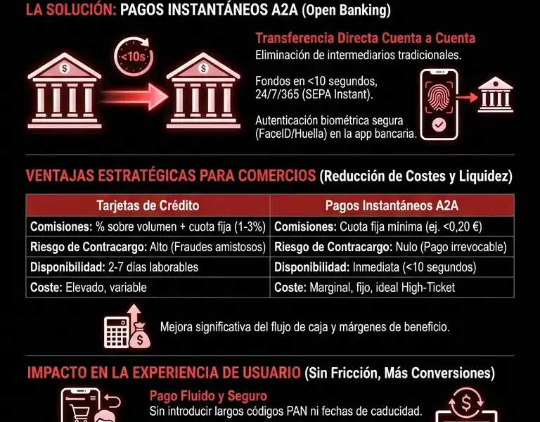 Infografica: Pagos instant&aacute;neos para el comercio electr&oacute;nico: la revoluci&oacute;n de las compras en l&iacute;nea.
