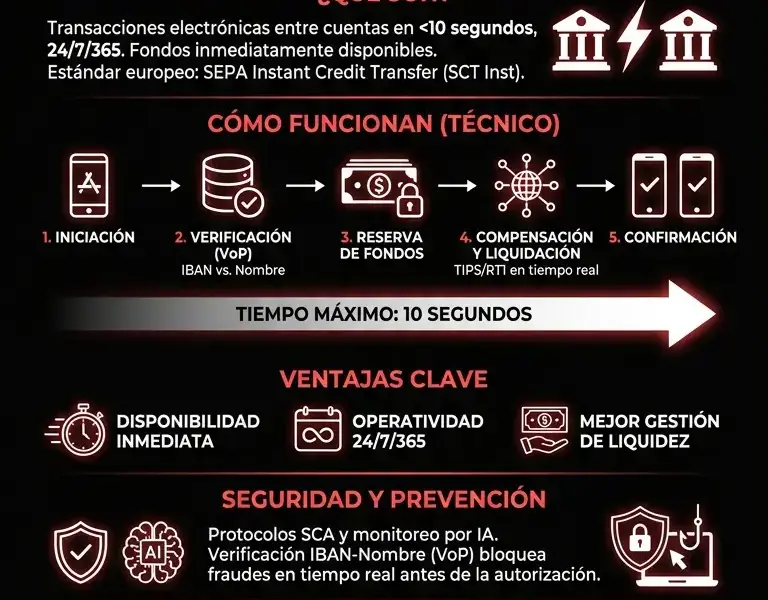 Infografica: Pagos instant&aacute;neos: qu&eacute; son, c&oacute;mo funcionan y sus ventajas