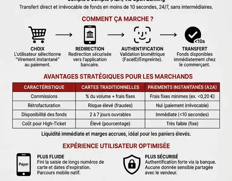 Infografica: Paiements instantan&eacute;s pour l'e-commerce : la r&eacute;volution des achats en ligne