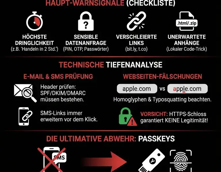 Infografica: Phishing im Jahr 2026: So erkennen Sie die raffiniertesten Online-Betr&uuml;gereien