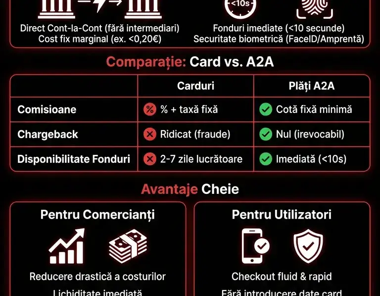 Infografica: Plăți instantanee pentru comerțul electronic: Revoluția cumpărăturilor online