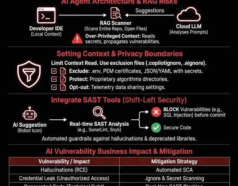 Infografica: Preventing Vulnerabilities in Coding Agents: A Guide to AI Code Security