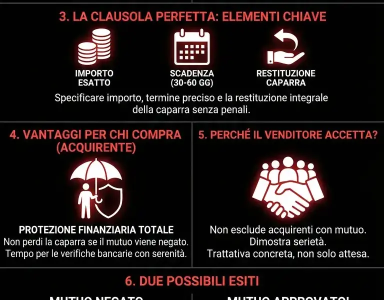 Infografica: Proposta e mutuo: comprare casa senza rischi. Guida 2025