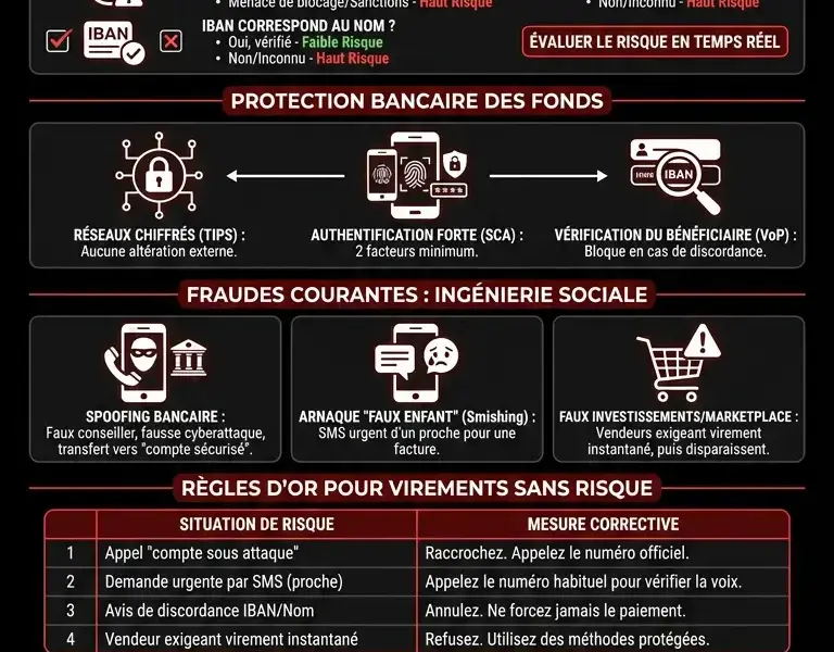 Infografica: S&eacute;curit&eacute; des paiements instantan&eacute;s : comment se prot&eacute;ger contre les fraudes