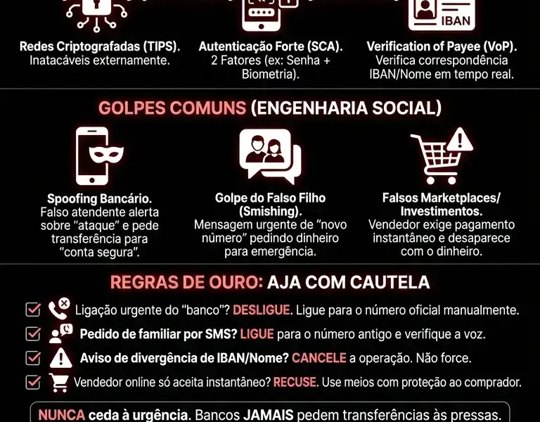 Infografica: Seguran&ccedil;a nos Pagamentos Instant&acirc;neos: Como se Proteger de Golpes
