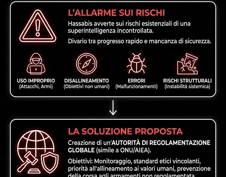 Infografica: Sviluppo dell'AGI entro il 2030: il CEO di DeepMind chiede meccanismi di sicurezza
