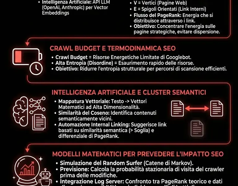 Infografica: Teoria dei Sistemi Applicata alla SEO per Portali Finanziari: Guida Avanzata