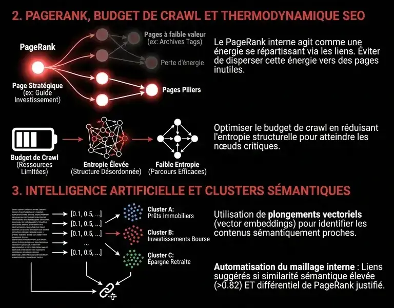 Infografica: Th&eacute;orie des syst&egrave;mes appliqu&eacute;e au SEO pour les portails financiers : guide avanc&eacute;
