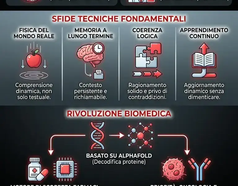Infografica: Transizione AGI: roadmap DeepMind sui modelli per la biologia
