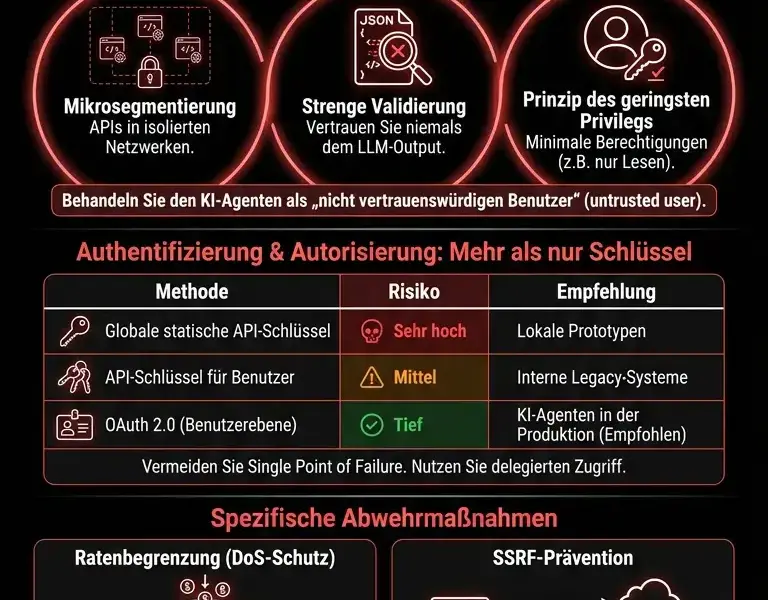 Infografica: Ultimativer Leitfaden zur API-Sicherheit von Chatbots: Zugriffsverwaltung und LLMs