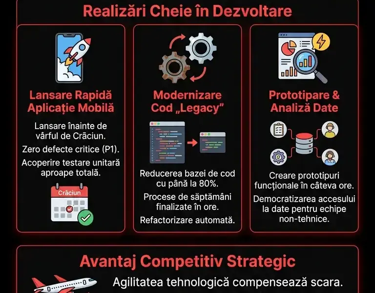 Infografica: Virgin Atlantic implementează OpenAI Codex &icirc;n dezvoltarea software