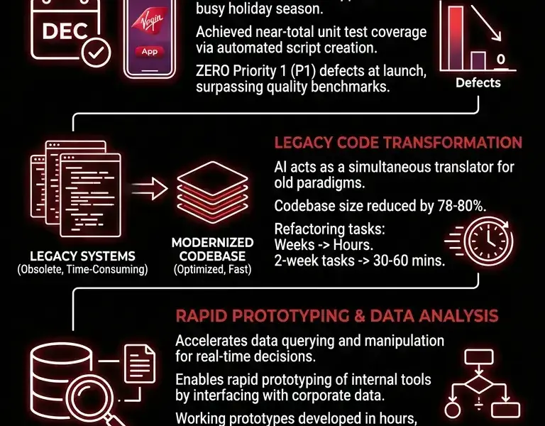 Infografica: Virgin Atlantic implements OpenAI Codex in software development