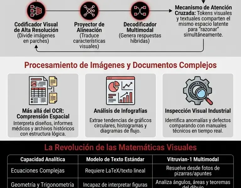 Infografica: Vitruvian-1 Multimodalidad: Gu&iacute;a para la Evoluci&oacute;n Visual