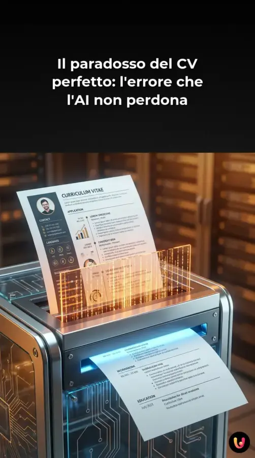 Il paradosso del CV perfetto: l&rsquo;errore che l&rsquo;AI non perdona | Storia Visuale