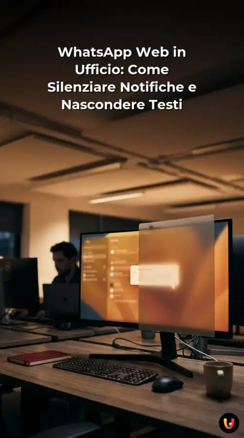 WhatsApp Web in Ufficio: Come Silenziare Notifiche e Nascondere Testi | Storia Visuale