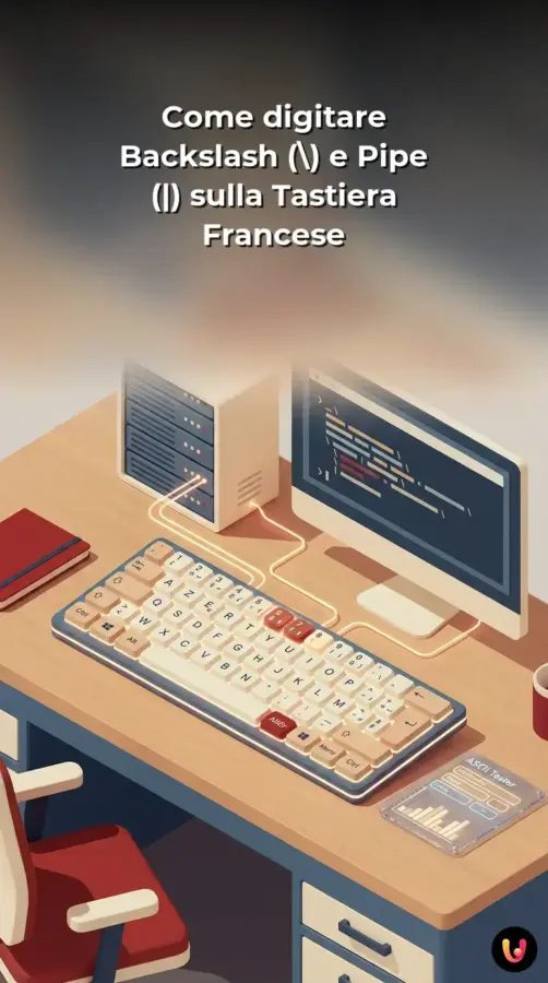 Come fare Backslash e Pipe su Tastiera AZERTY Come digitare Backslash () e Pipe (|) sulla Tastiera Francese | Storia Visuale