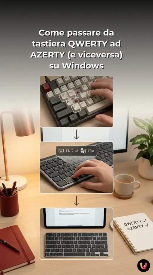 Come passare da tastiera QWERTY ad AZERTY (e viceversa) su Windows | Storia Visuale